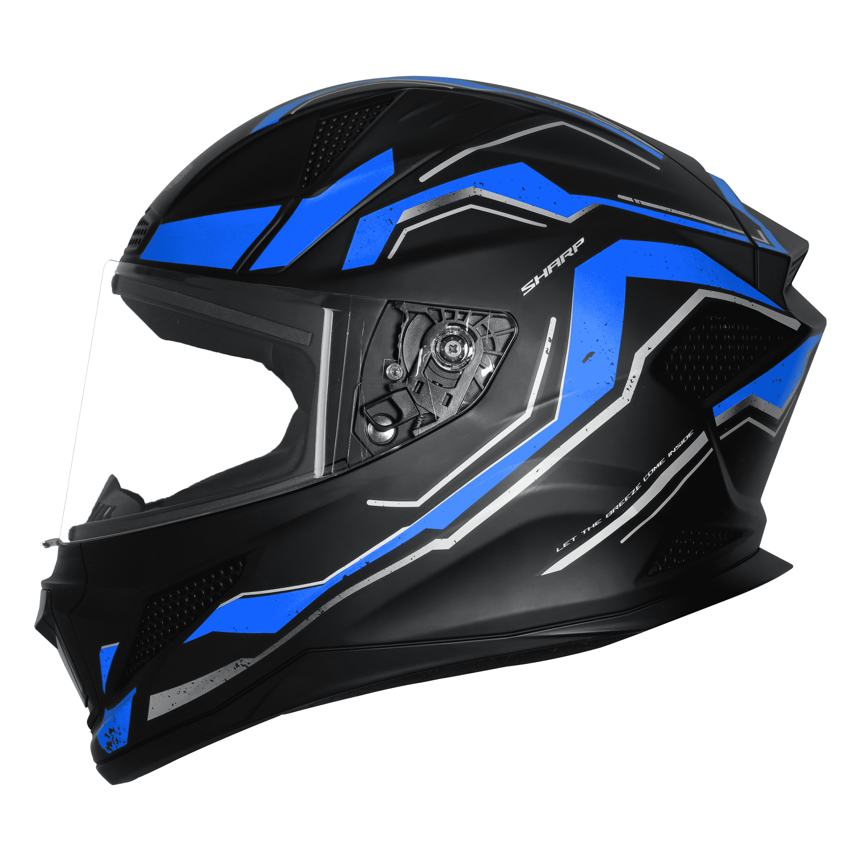 SBH-25 SV SHARP SPIRIT GLOSSY BLACK WITH BLUE